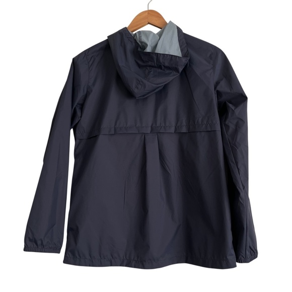 Columbia Unisex Kids Rain Jacket Sz XL 18-20 Navy Blue Windbreaker Light Hooded - Picture 2 of 11